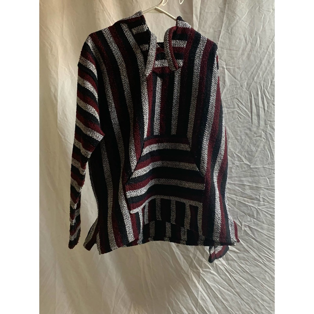 Earth Ragz XL Black/Maroon/White “Baja hoodie”